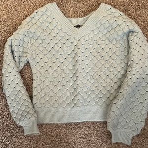 5/$25. Light blue sweater